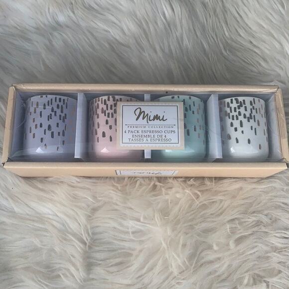 NWT‎ MIMI PREMIUM COLLECTION PACK ESPRESSO CUPS - Picture 1 of 5